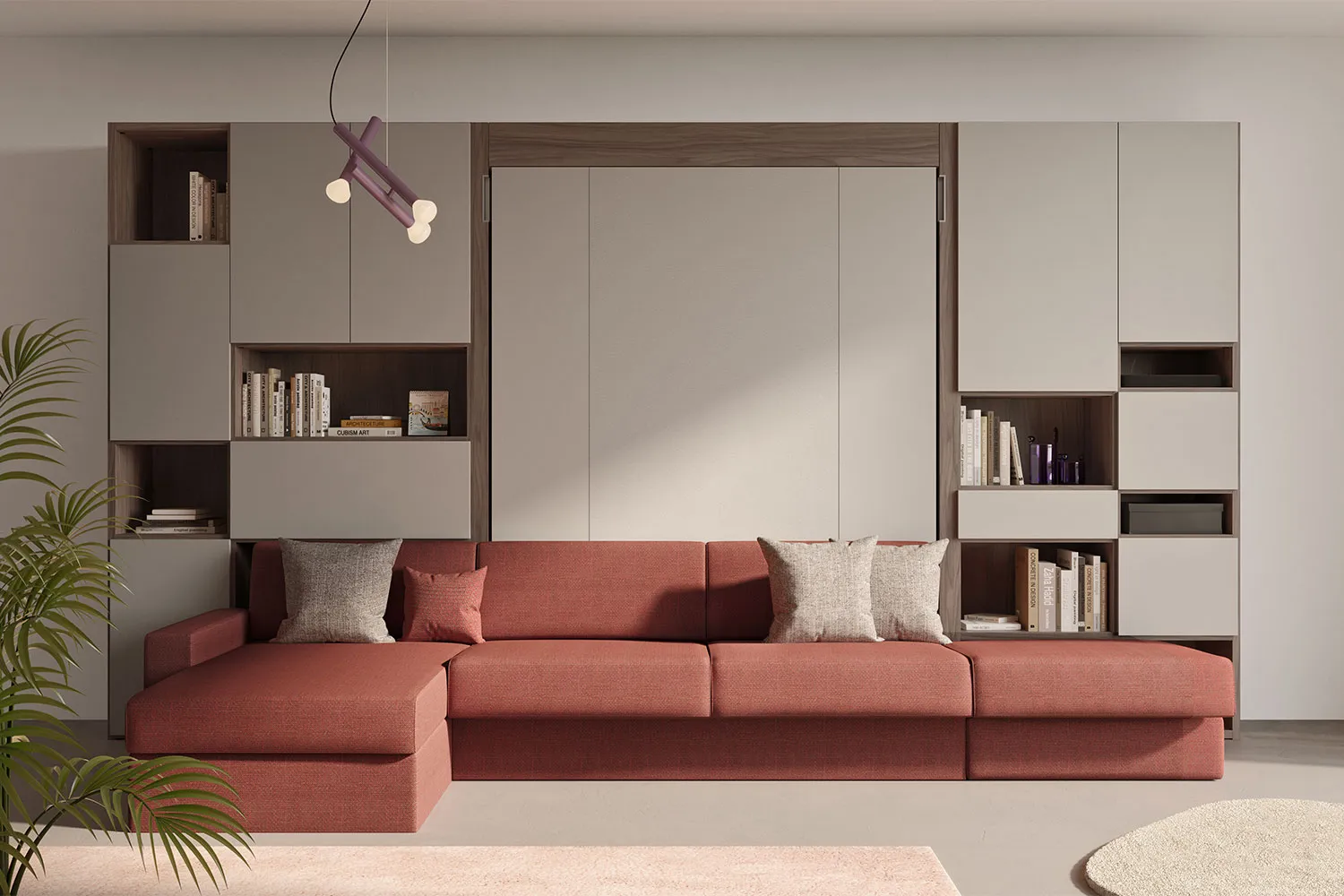 Cameretta senape gialla con letto singolo