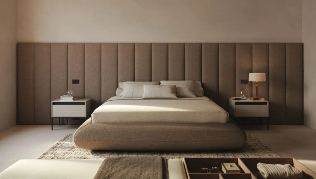 Sistema Letto Boiserie Imbottita — Tumidei